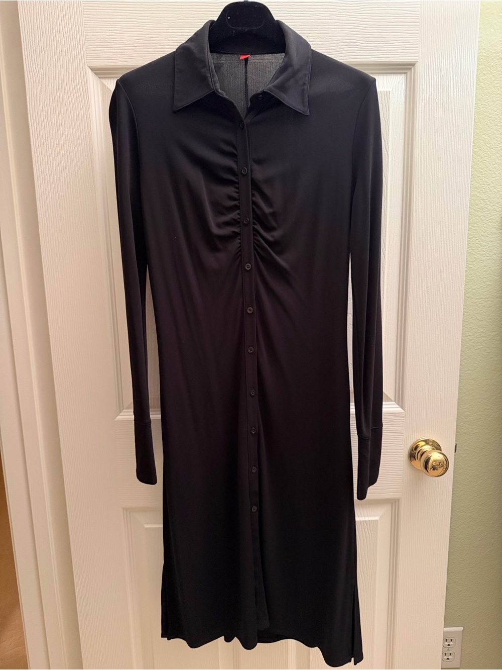 Esprit Black Midi Shirt Dress Like New